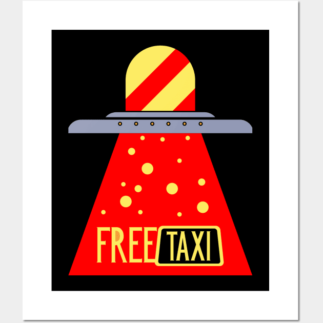 Free taxi Wall Art by cypryanus